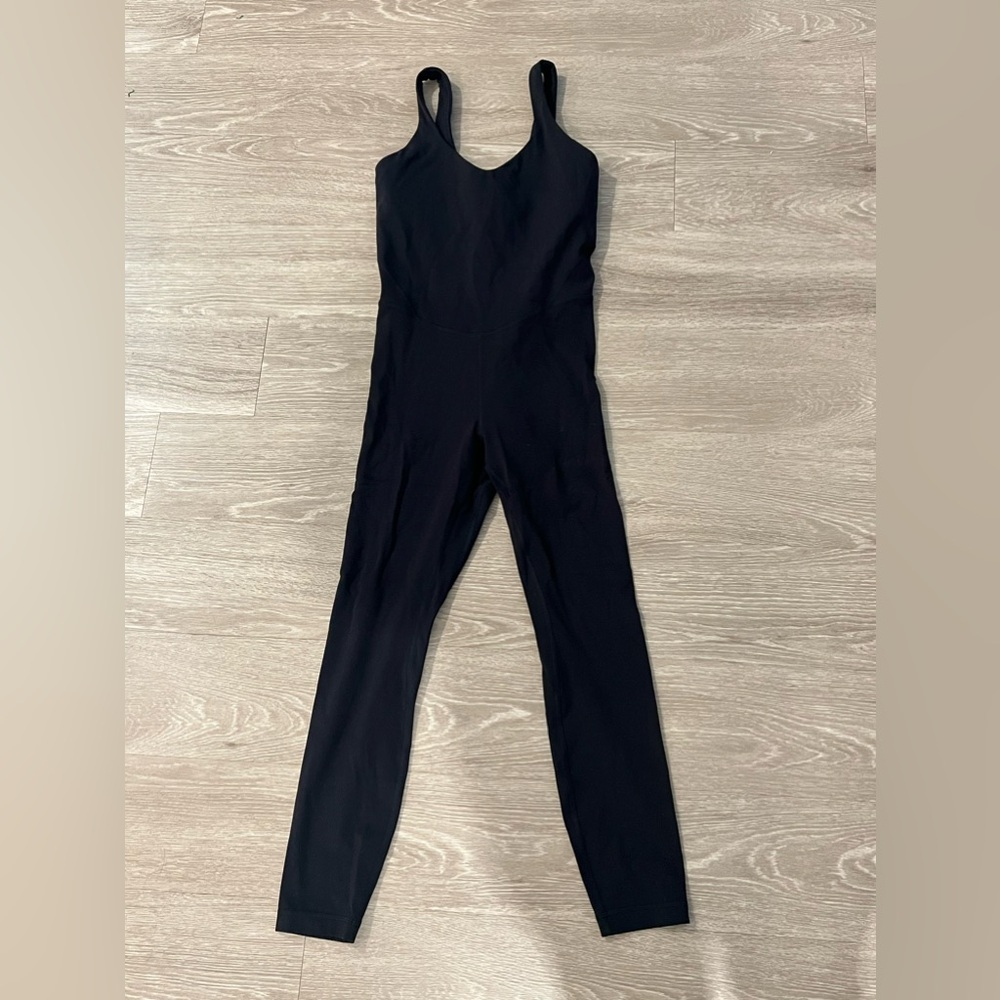 Lululemon black align bodysuit 25” - never worn